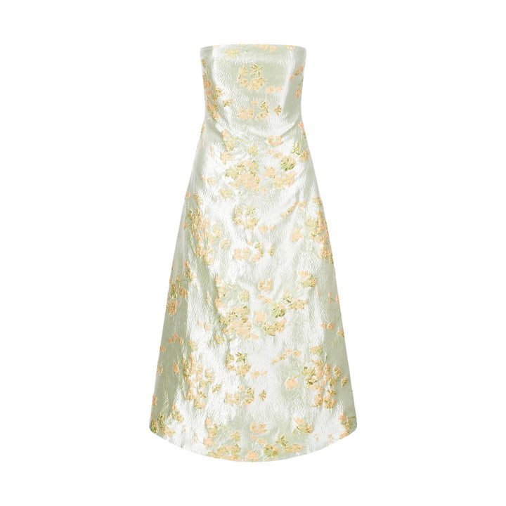 KENNEDY DRESS in METALLIC BLOOM