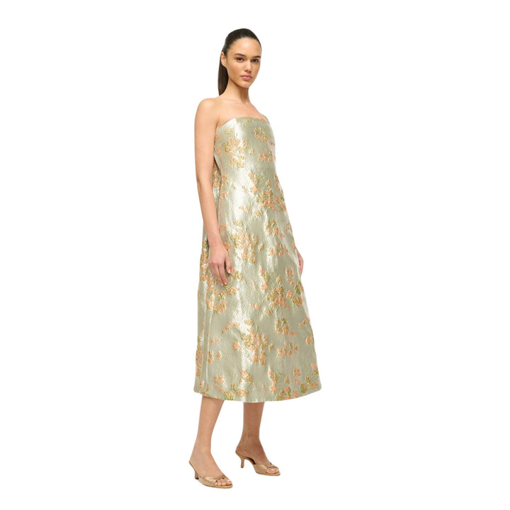 KENNEDY DRESS in METALLIC BLOOM