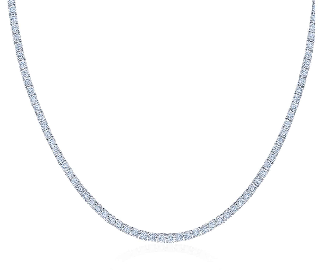 Sunburst Diamond Line Necklace