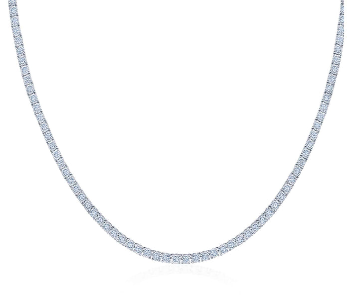 Sunburst Diamond Line Necklace