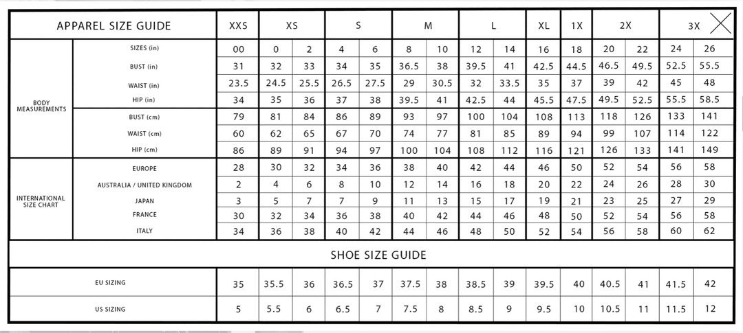 Staud size Guide