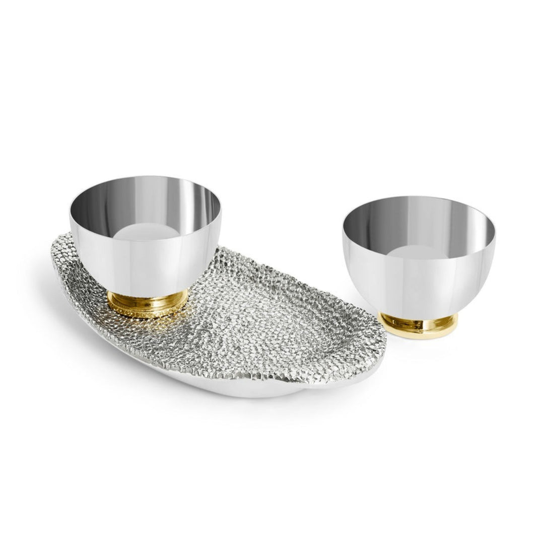 Michael Aram Shagreen Double Dish w/ Tray