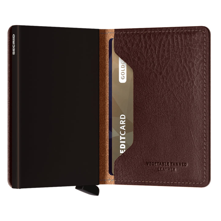 Slimwallet Veg Espresso Brown