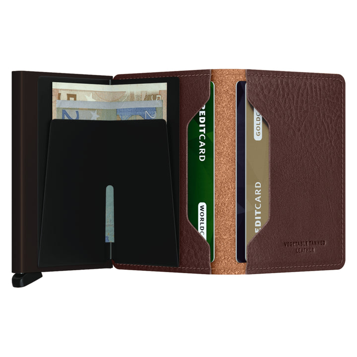 Slimwallet Veg Espresso Brown