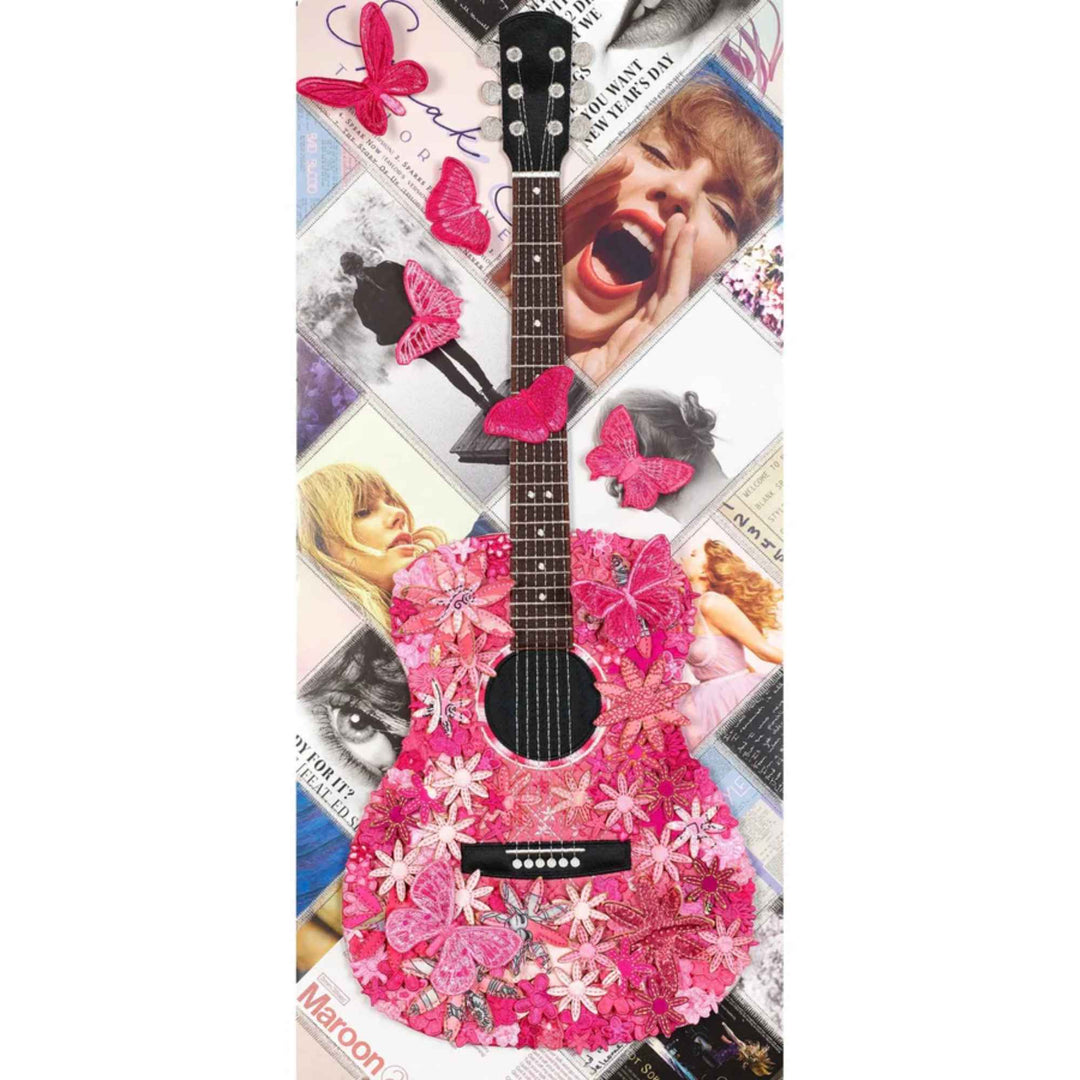 Stephen Wilson Studio Custom Taylor Swift Guitar - Album Version 12" x 26"