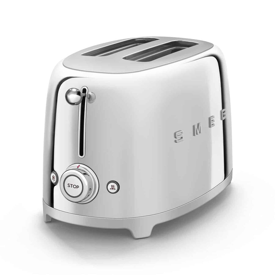 2-slice toaster chrome