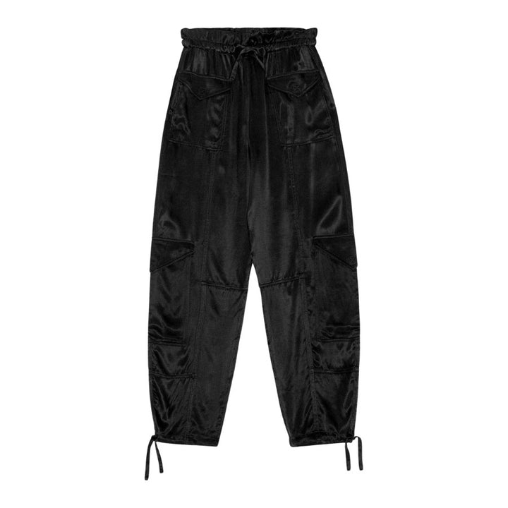 Washed Satin Pocket Pant