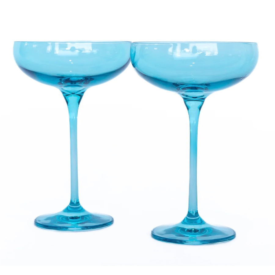 Champagne Coupe Ocean Blue