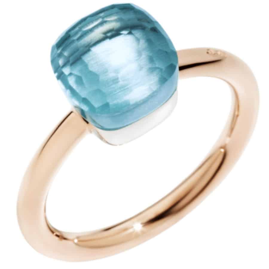 Ring Nudo Petit in Sky Blue Topaz