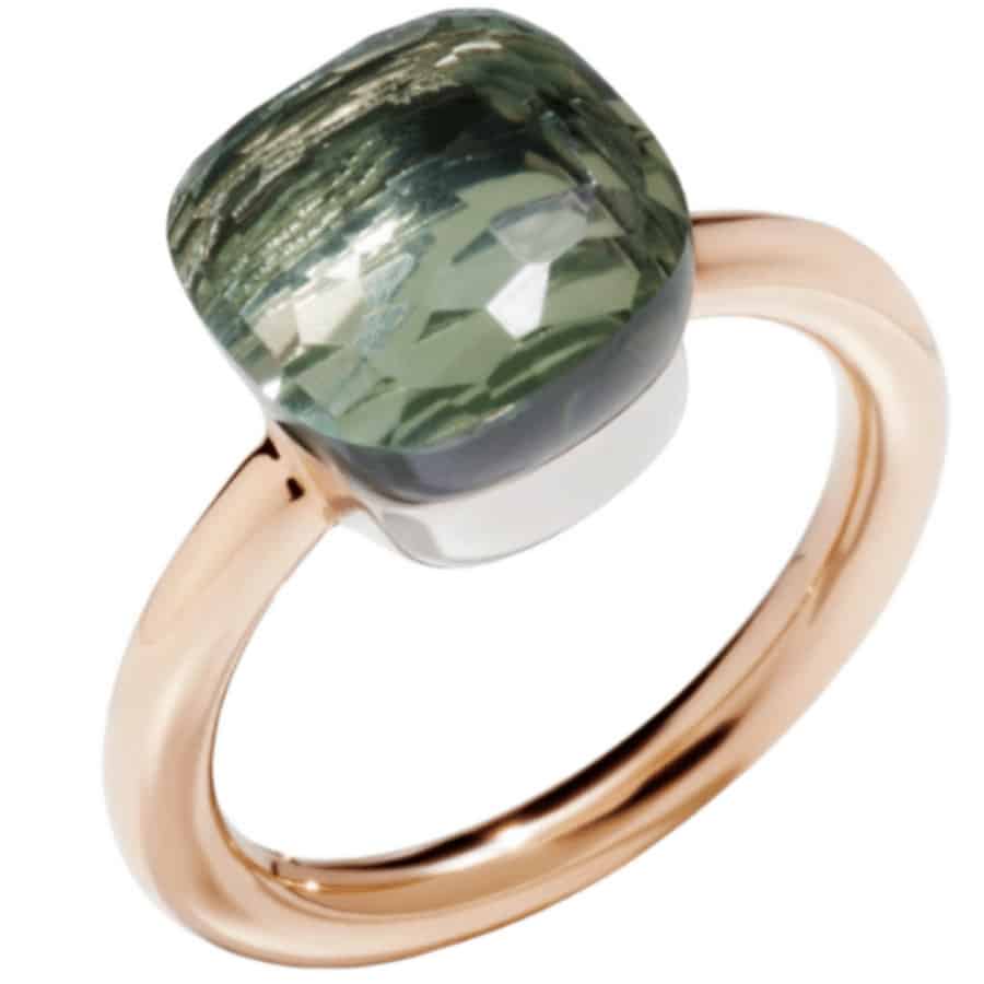 Ring Nudo Classic in Prasiolite