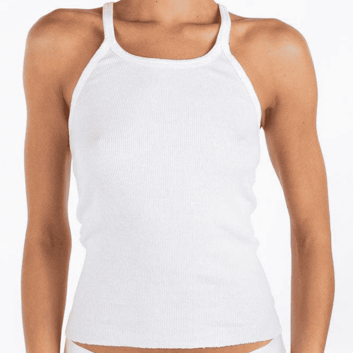 Rib Tank in Ivory