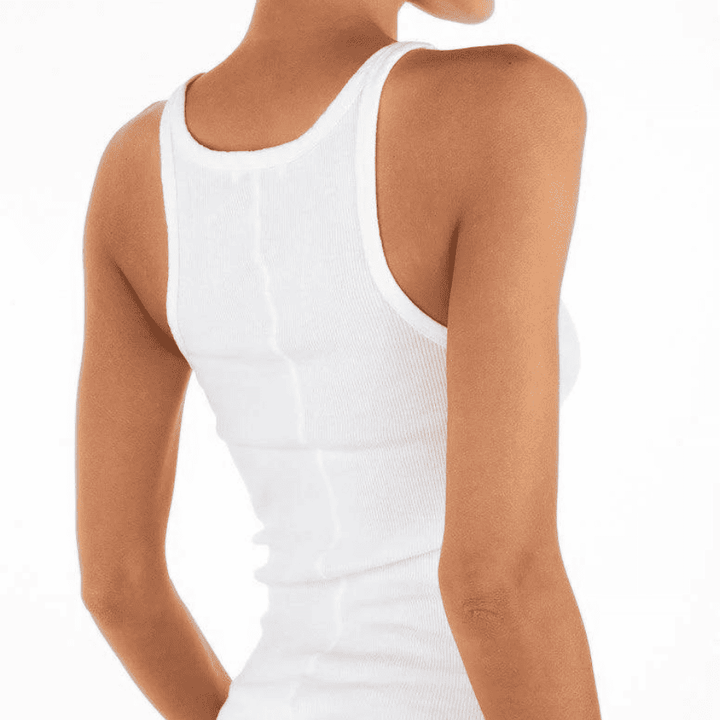 Rib Tank in Ivory