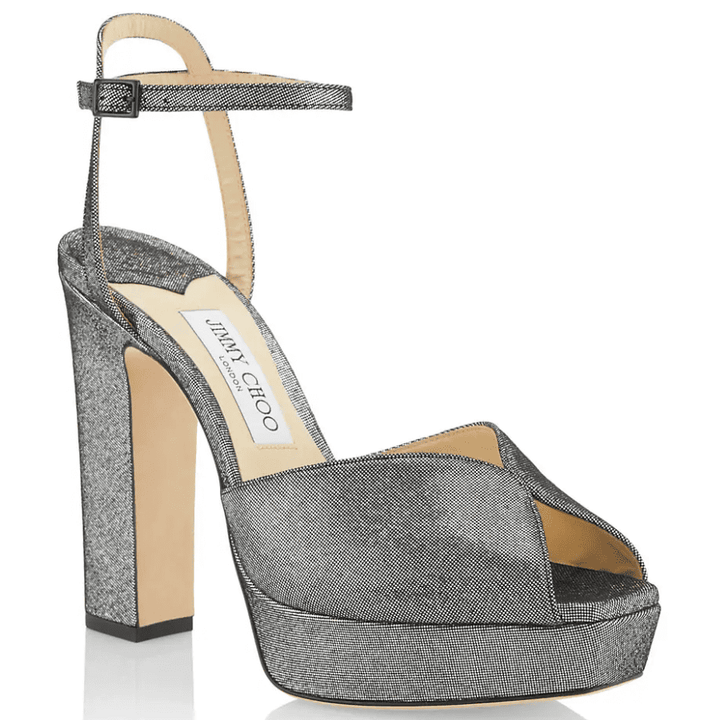 Sacaria Heel in Silver