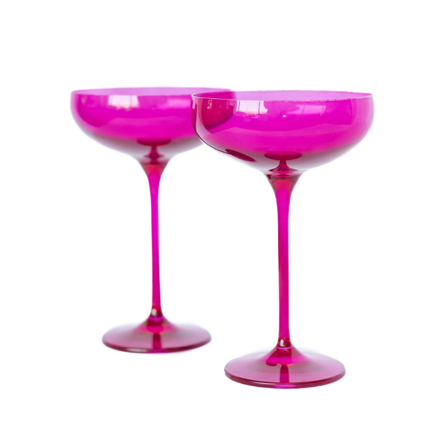 Champagne Coupe Fuchsia