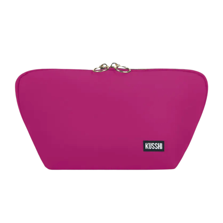 Signature Cosmetic Bag Pink/Teal