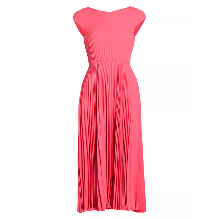 Soft Crepe Pleated Dress