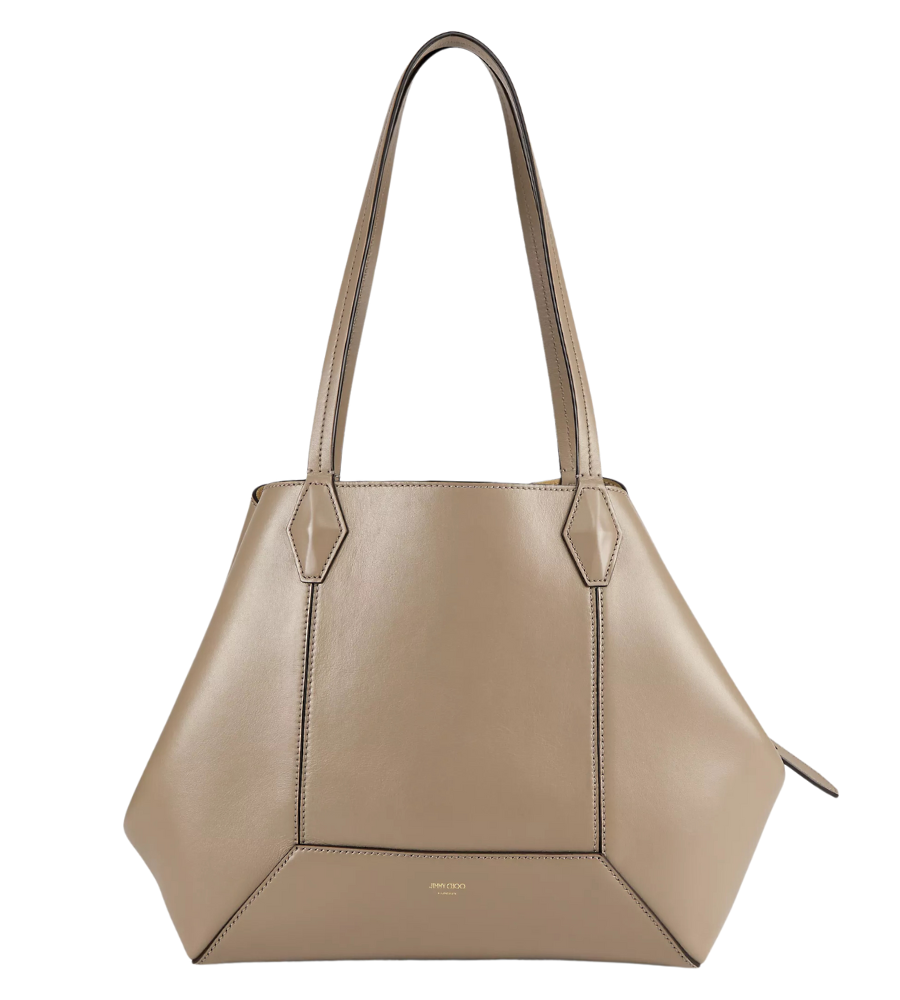 Diamond Shiny Leather Tote