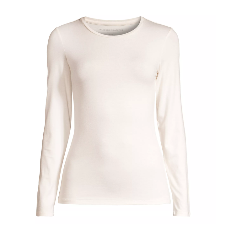 Soft Touch Elbow Sleeve Crewneck