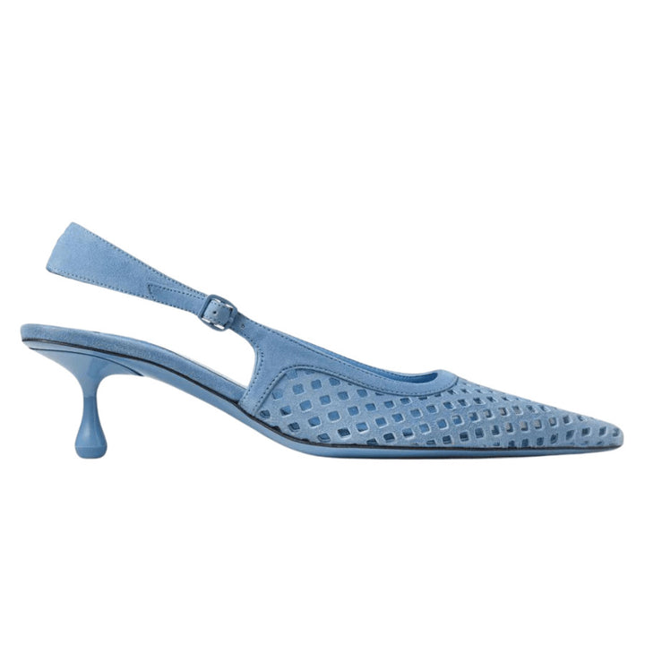 Amel 50 Slingback in Perforated Suede