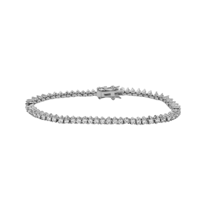 Baby Not Your Basic Silver Tennis Bracelet