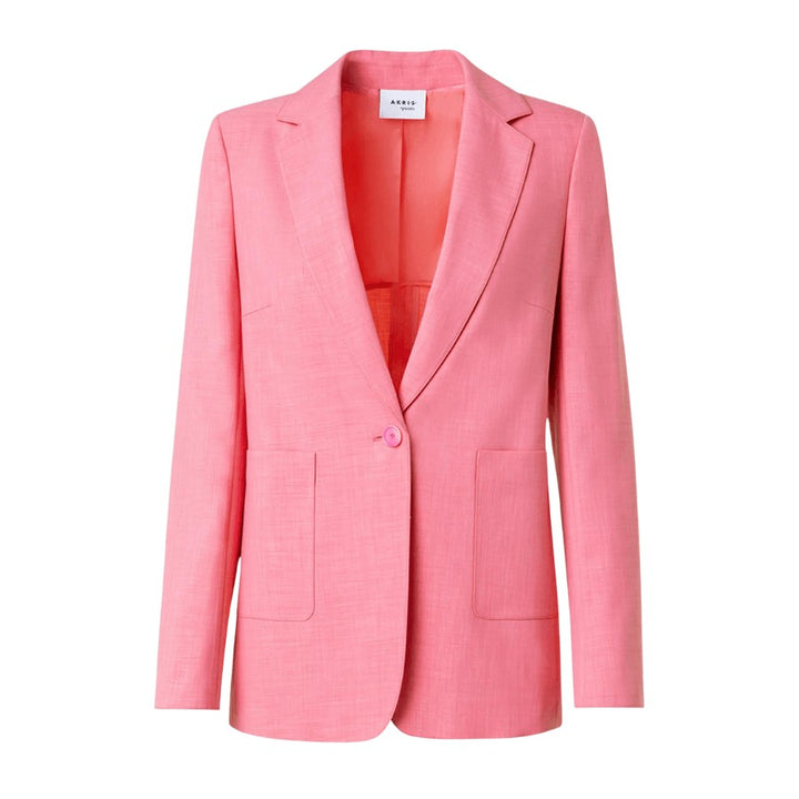 Lightweight Techno Crepe Blazer Jacket