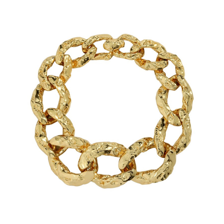 Brut Gold Curb Link Necklace