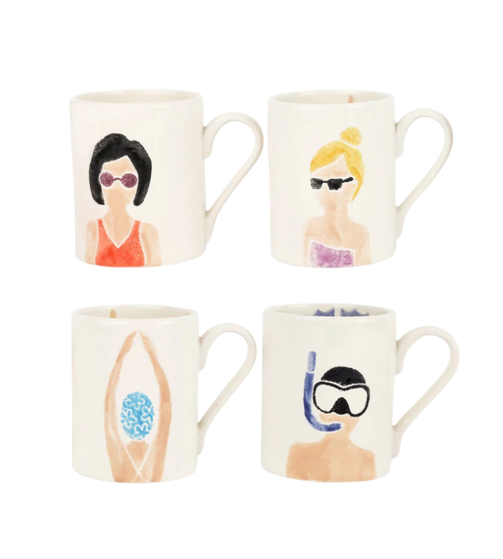 Riviera Assorted Mugs &#8211; Set of 4