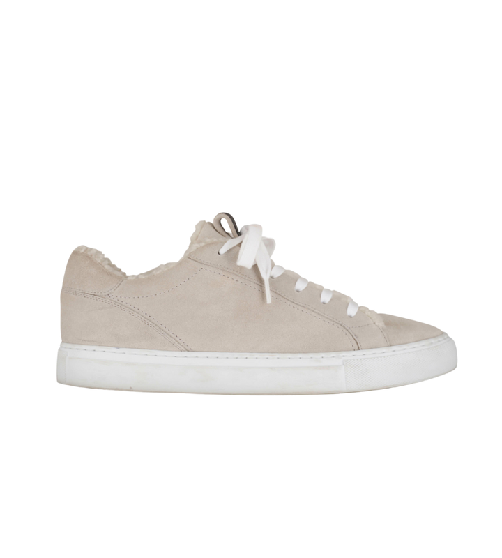 Suede/Fuzzy Sneakers