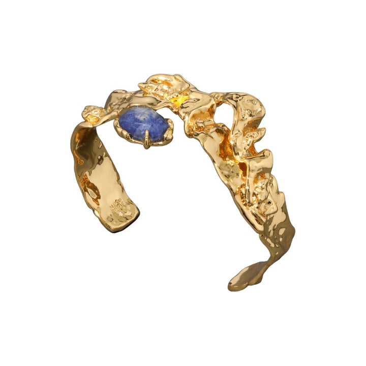 Brut Sculptural Ribbon Cuff Bracelet – Sodalite