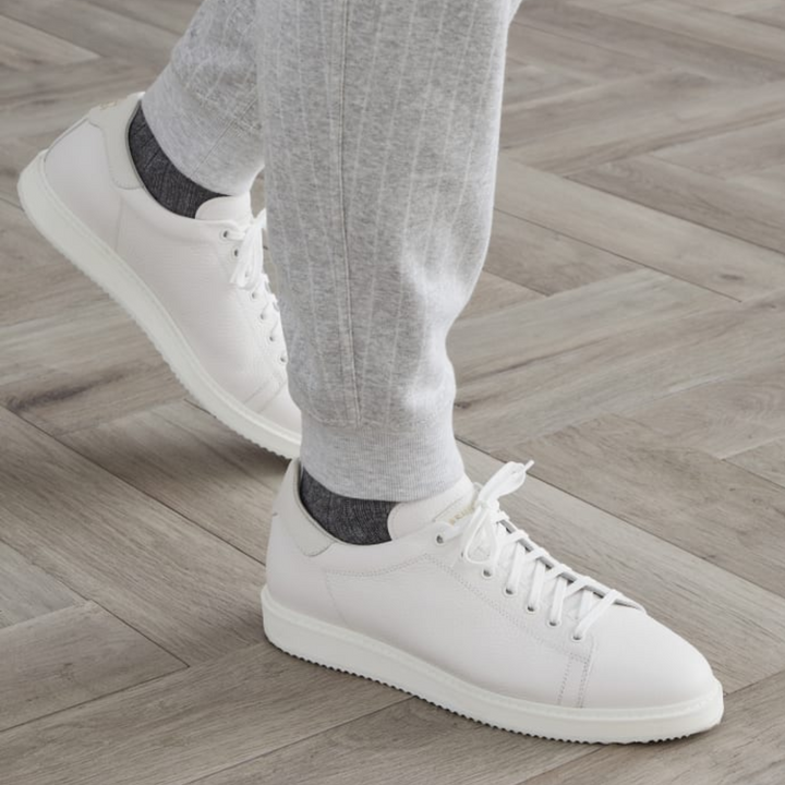 White Pebble Sneaker