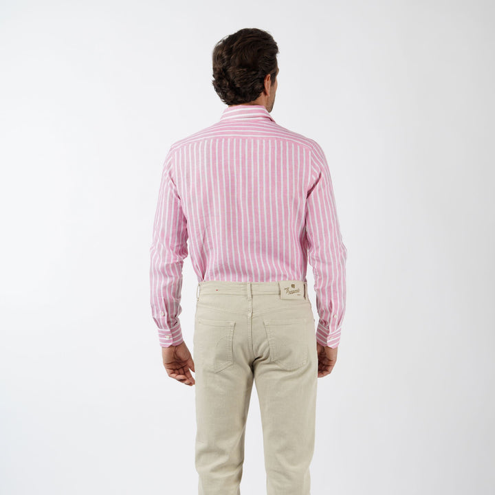 Sport Shirt  Pink Stripe