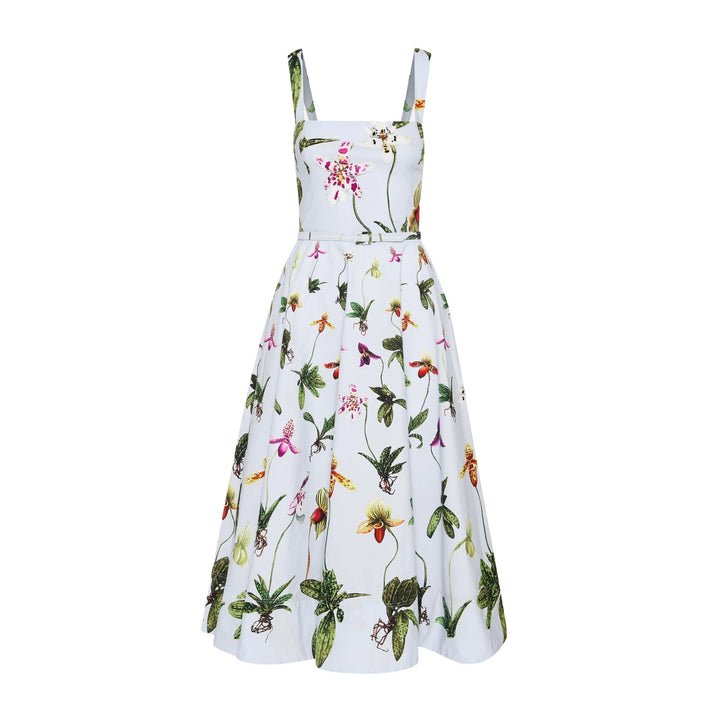 Orchid Cotton Poplin Tank Dress