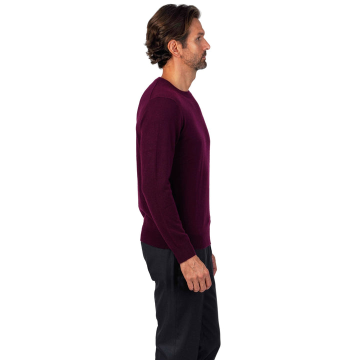 Crewneck Sweater - Shiraz Wine - M