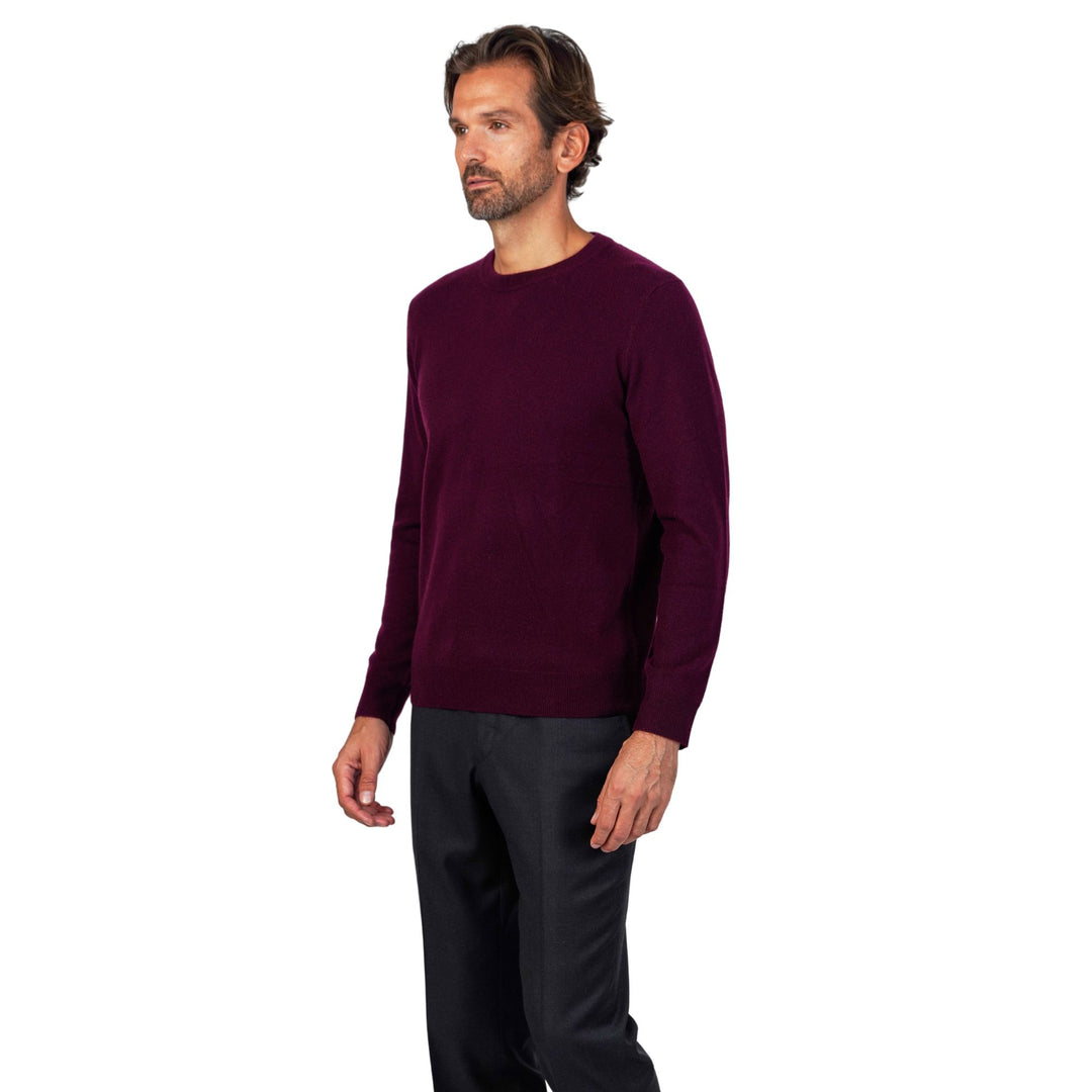 Crewneck Sweater - Shiraz Wine - M