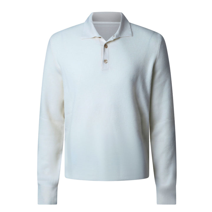 3 Button Cashmere Kint Polo