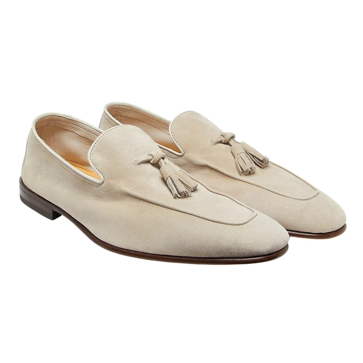 Suede Tassel Loafers