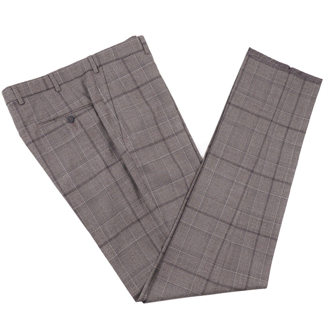 Sanita Medium Brown Check Suit