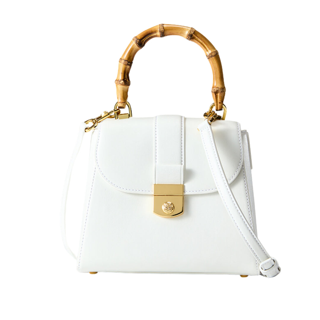 Veronica Beard BAMBOO AVENUE BAG in Off White