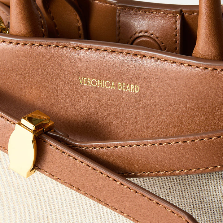 Veronica Beard DASH BAG in LINEN/HAZELWOOD