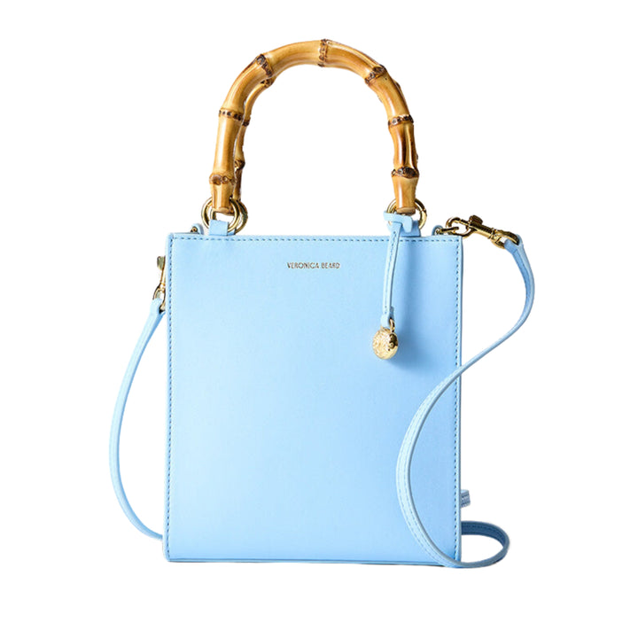 Veronica Beard SMALL BAMBOO SHOPPER in Light Blue