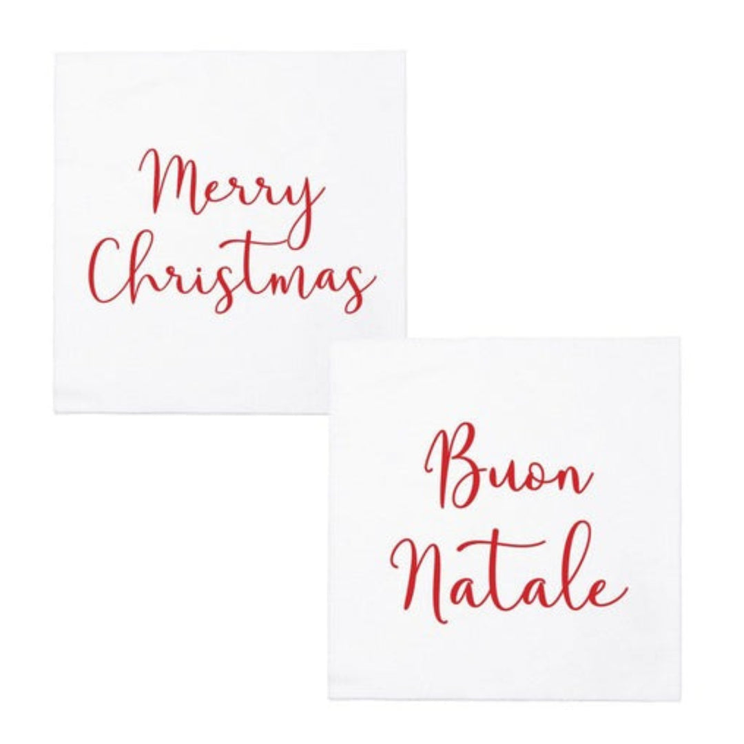 Vietri Papersoft Napkins Merry Christmas Napkins