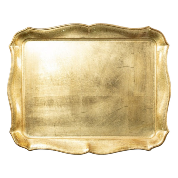 Vietri Rectangular Gold Tray