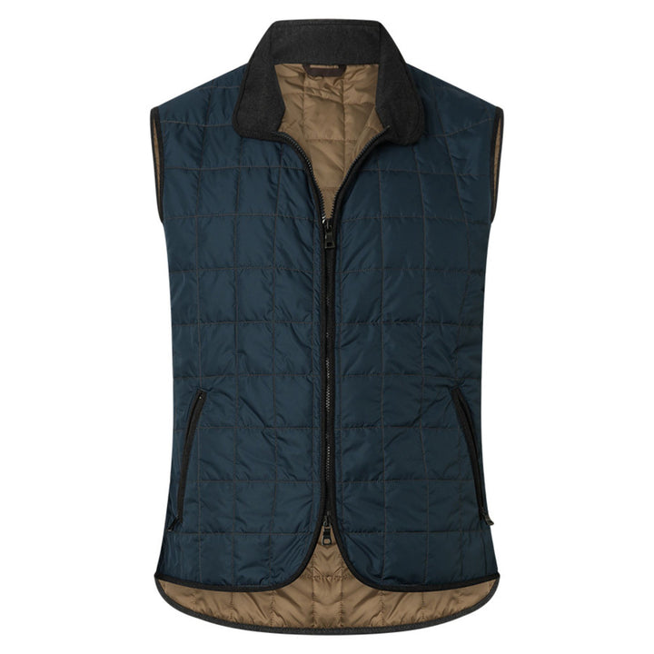 Nylon Vest in Denim