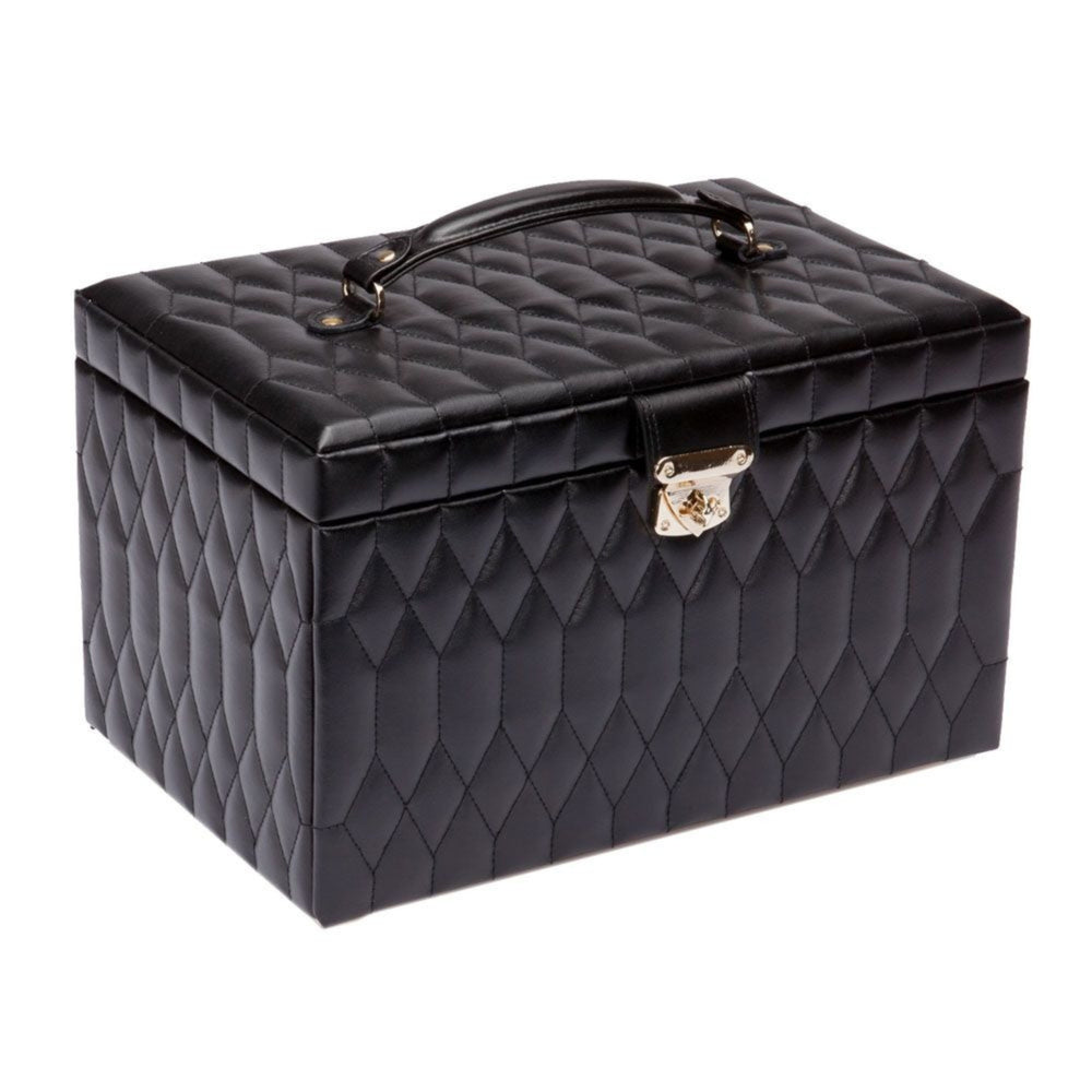 Wolf 1834 Caroline Extra Large Jewelry Case in Black