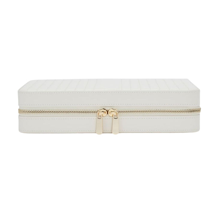 Wolf 1834 Maria Large Zip Case in White