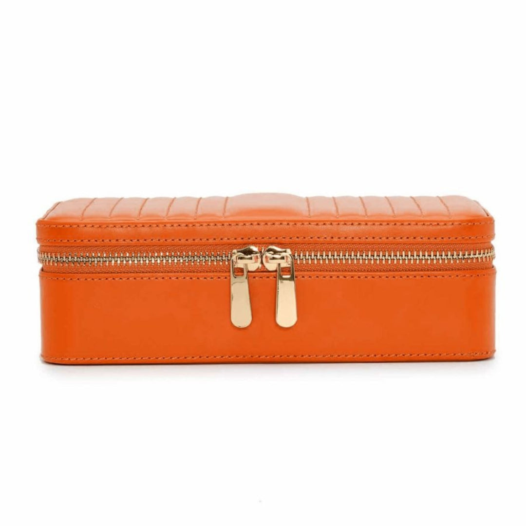 Wolf 1834 Maria Medium Zip Case in Tangerine