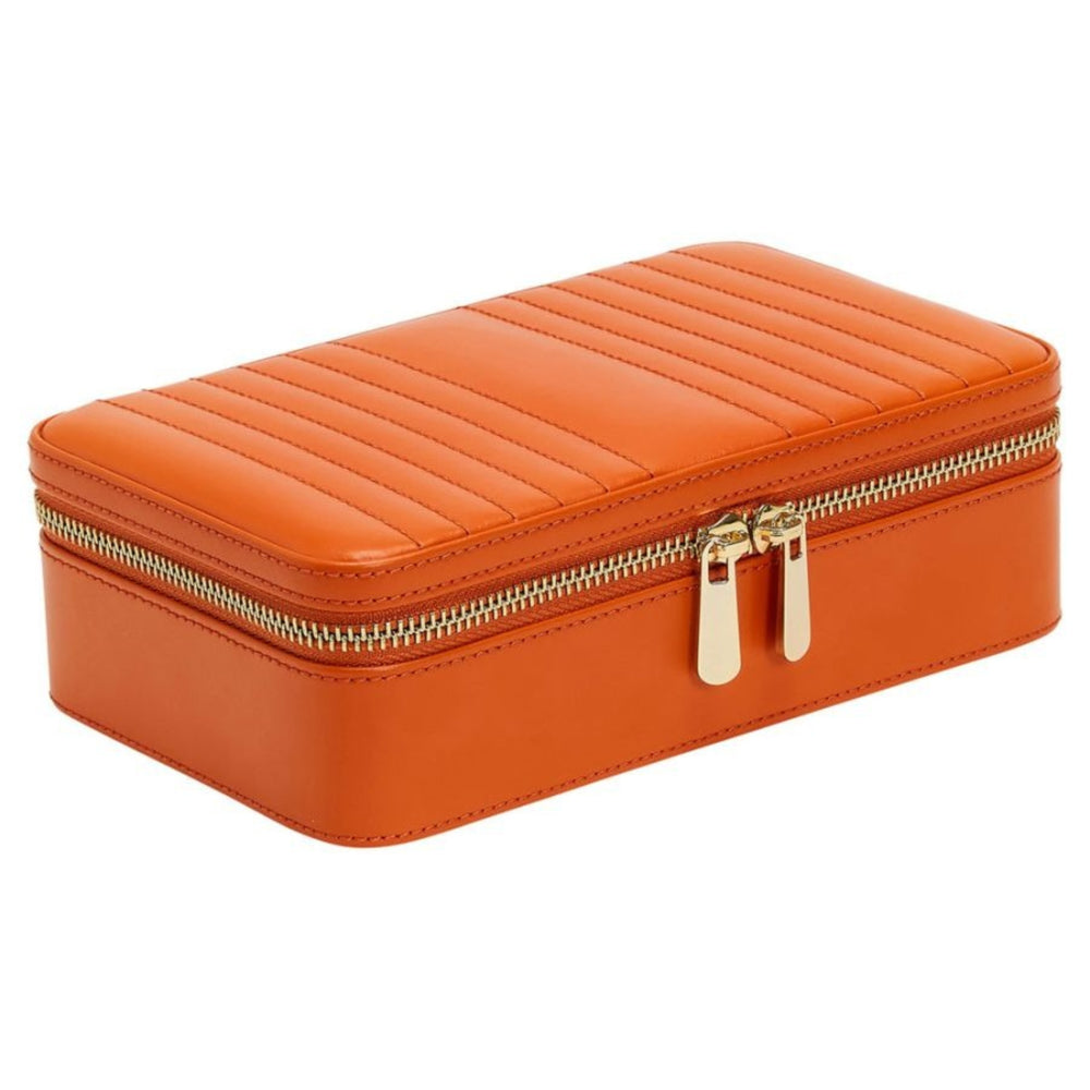 Wolf 1834 Maria Medium Zip Case in Tangerine