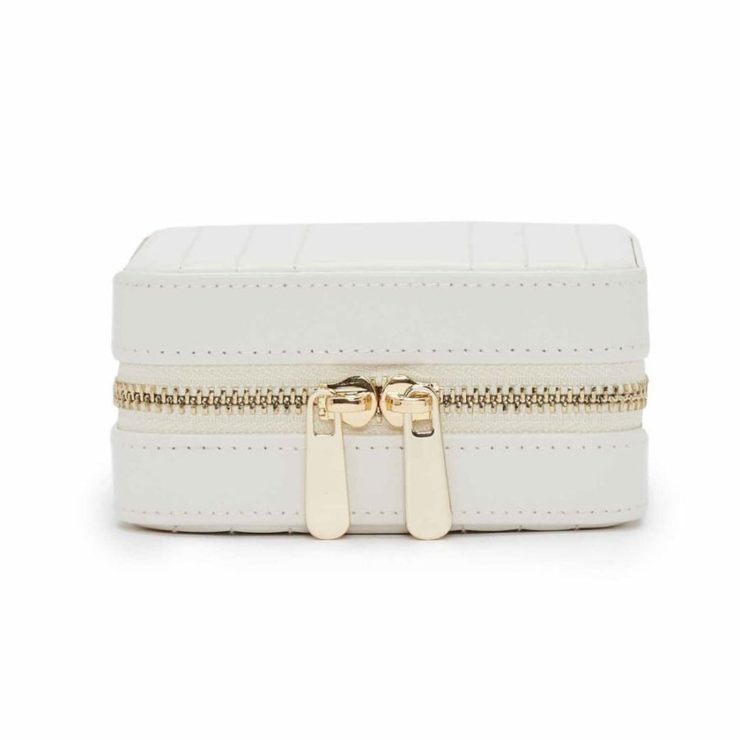 Wolf 1834 Maria Small Zip Case in White