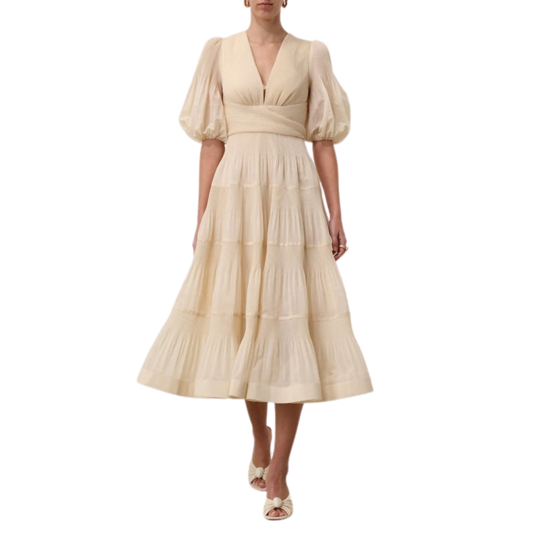 Zimmermann PLEATED MIDI DRESS