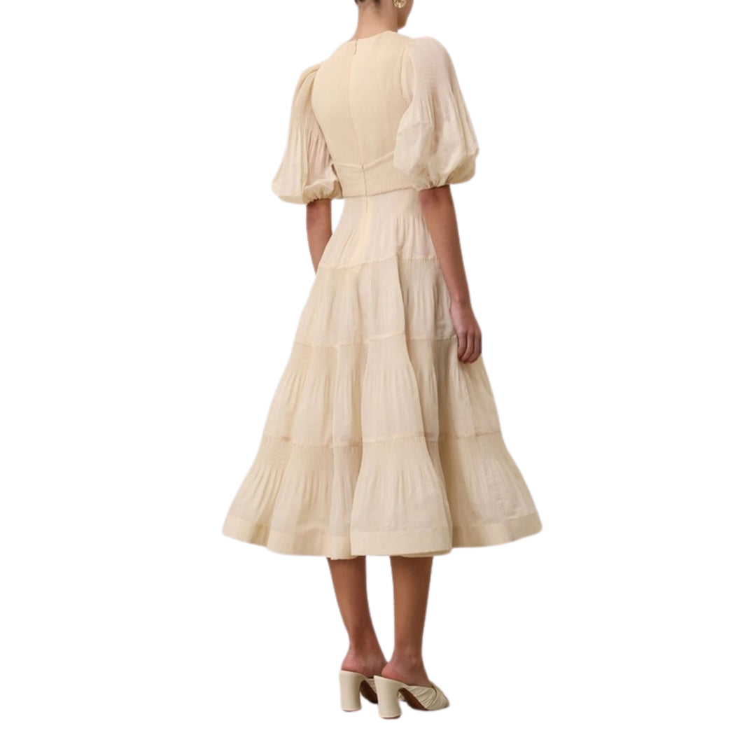 Zimmermann PLEATED MIDI DRESS